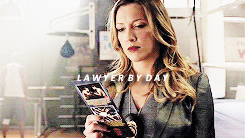 queensarrow:countdown to s4 laurel edition: day six - Lawyer by day, vigilante by night.↳ “I think t