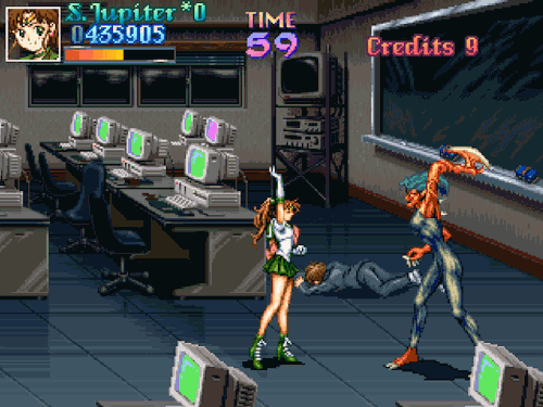 kazucrash:Bishoujo Senshi Sailor Moon / Pretty Soldier Sailor MoonPublisher: BanprestoDeveloper: GazellePlatform: ArcadeYear: 1995