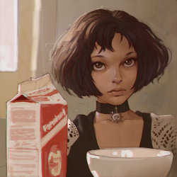 deviantart:  &ldquo;Is life always this hard, or is it just when you’re a kid?&rdquo; -Mathilda, Léon: The Professional  Mathilda (Leon) by KR0NPR1NZ