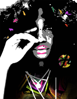 hilbert-art:  Solana Rowe (SZA) - Hilbert