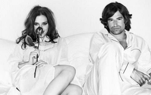 Pete Yorn and Scarlett Johansson for Glamour Magazine 2009.