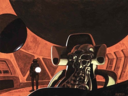 Porn retroscifiart:  Ron Cobb pre-production art photos