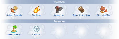 lolnynysmods:I made a bunch of new holiday traditions thanks to @littlemssam‘s Tutorial!Most of them