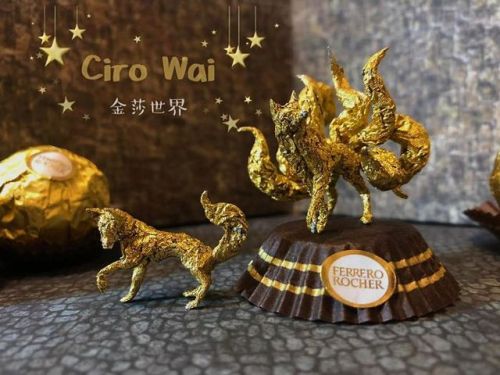 Chinese Artist Creates Tiny Sculptures Using Ferrero Rocher Packaging (28 Pics)