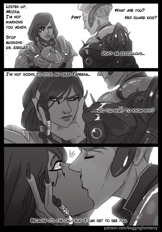 begging-for-mercy:Plot twist! Bad Justice aka Moira x Pharah! \o/ Just a train of