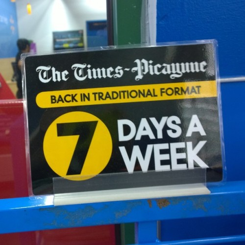 Hey Times Picayune, embarrassed yet? #OnlyinNOLA #journalism101 #Isawthiscoming #sometimesPicayunenowdaily