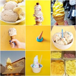 agracefulaesthetic: yellow and ice cream :) -pls dont repost--photos arent mine- 