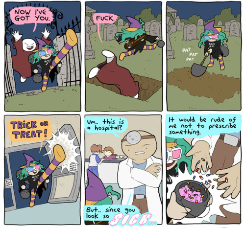 catchymemes:The Trick or Treat Hourlyween Saga