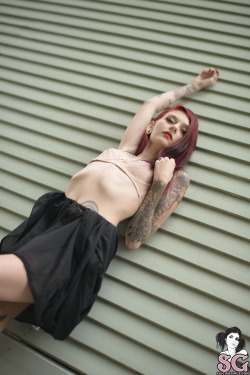 miisspots:  My set “Wall Flower” is up in member review for suicidegirls! If you are a member go check that out and show me some love   https://suicidegirls.com/members/bellatrixx/album/1600683/wall-flower/#gallery