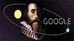 sci-universe:  Astronomer Johannes Kepler was born  442 years ago today (27 December) and is commemorated by Google Johannes Kepler (December 27, 1571 – November 15, 1630) was a German mathematician, astronomer and a key figure in the 17th century scienti