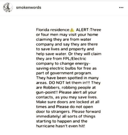 Just passing this along, be smart and be safe!!! #hurricaneirma (at Hillsborough County, Florida)