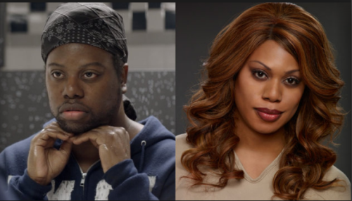 goldenheartedrose:  forgottendance:  laurasneckbite:  theblacklittlemermaid:  adventuresofcesium:  steppauseturnpausepivotstepstep:  i-am-a-cloud:  So I just found out that Laverne Cox has an identical twin brother, who played pre-transition Sophia in