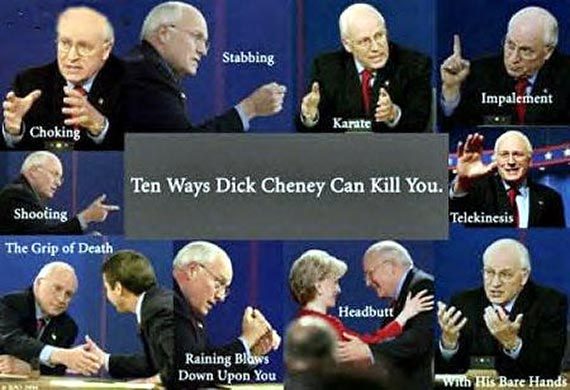 cryptid-sighting: That post about the time Dick Cheney shot a guy reminded me of