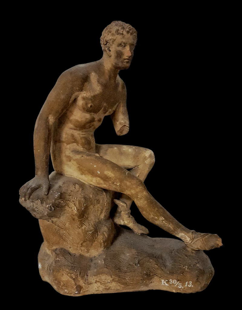 hermesandmercury:  Hermesca. 1820TerracottaRijksmuseum van Oudheden (Facebook: Hermes