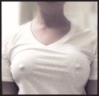 grrrrrlbaby:  White Tee fun