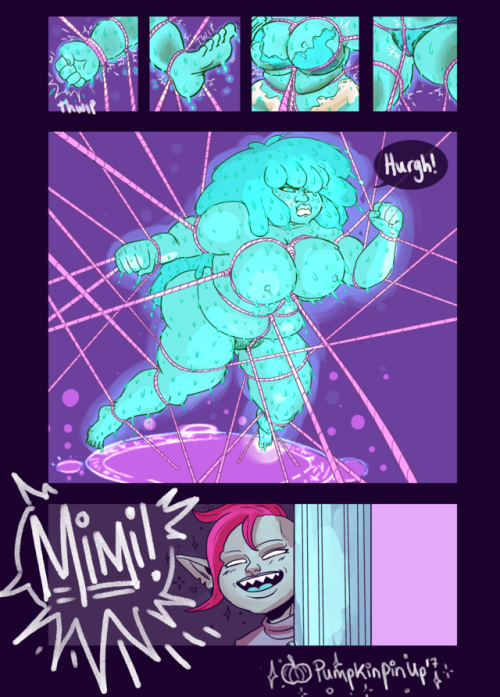 pumpkinpinup: Hey  Been working on a little comic strip of Millie and Mimi-nuk for a request! Enjoy part 2 of Boss ass Witch XD 