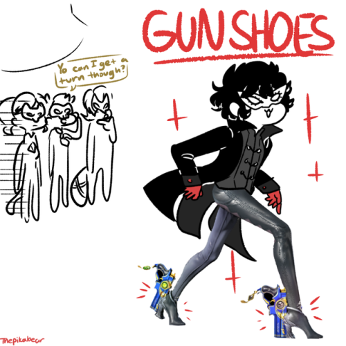 thepikabear-arts - Joker learning some things from bayonetta...