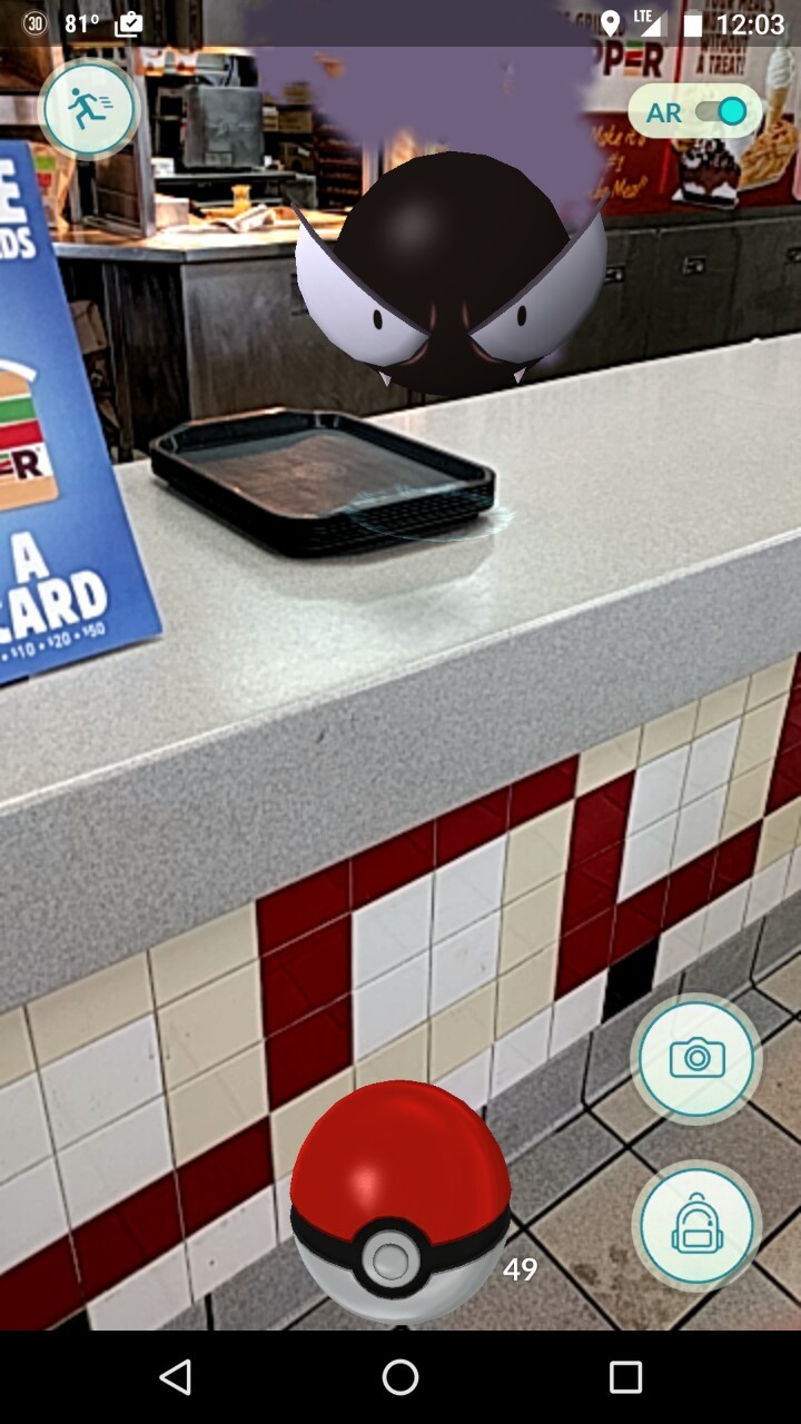 turntechgoddamnit:  databasecorrupted:  I CAUGHT A GASTLY IN A FUCKING BURGER KING