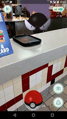 dilfweed:  elpatrixf:  turntechgoddamnit:  databasecorrupted:  I CAUGHT A GASTLY IN A FUCKING BURGER KING  GOTY  HE WAS WORKING THERE     This is incredible