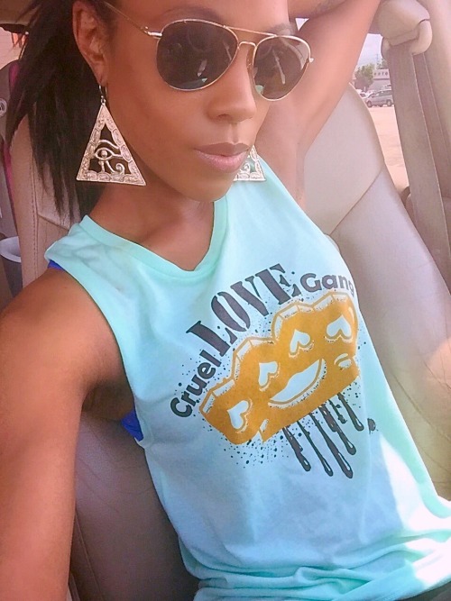 The model face of Cruel LOVE Clothing @iam_chaedolla #New #Repost #CruelLOVEClothing #muscletank #my