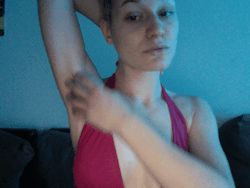 phoxyllama:  Goofy gifs appreciating my furry friends. I love my pit hair so much, I’m always brushing it with my fingers and gently pulling a few strands of hair at once. It’s quite relaxing and fun! I think people shouldn’t be so grossed out by