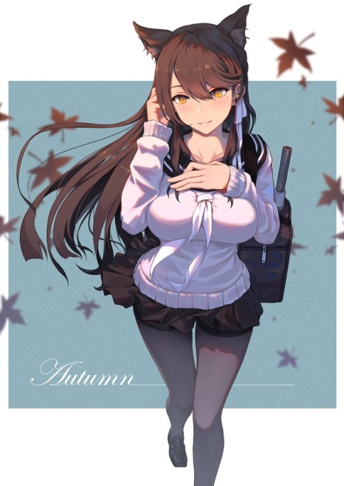 aku-no-homu:久违的爱宕 by artist 呦_你个烧饼 (@jSOjB6wXAxE93l3, weibo)