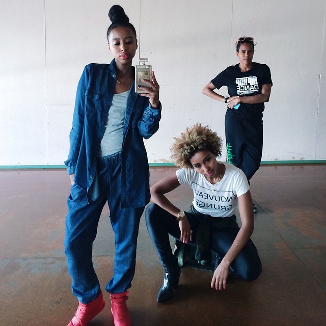 TEAM #faarrow W/ our girl @boomkack #Rehearsals ⚠️