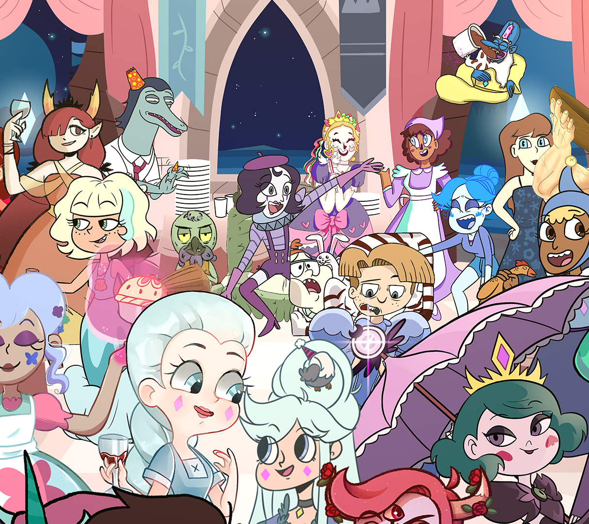 “Welcome Back, Star!” Collab by 24 Artists From Star Vs. DiscordOrganized by