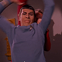 Michelangelo of milquetoast — Spock&#39;s Vulcan nerve pinch montage. I have  this...