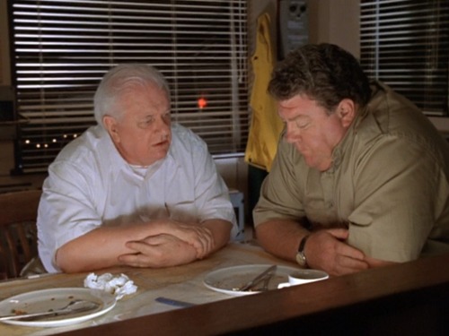 Lakeboat (2000) - Charles Durning as SkippyGive me a moment as thoughts Durning and George Wendt are