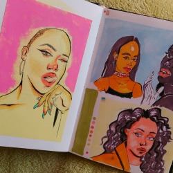 2jam4u:  thedemoiselle:  Filling up le sketchbook.