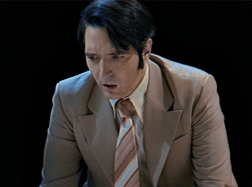 DAVID DASTMALCHIAN As JACK DELROY In LATE NIGHT WITH THE DEVIL (2023) Dir. Cameron Cairnes, Colin Cairnes