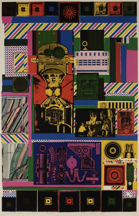 magictransistor:Sir Eduardo Paolozzi, Conjectures to Identity (Silkscreen on paper), 1963–4.