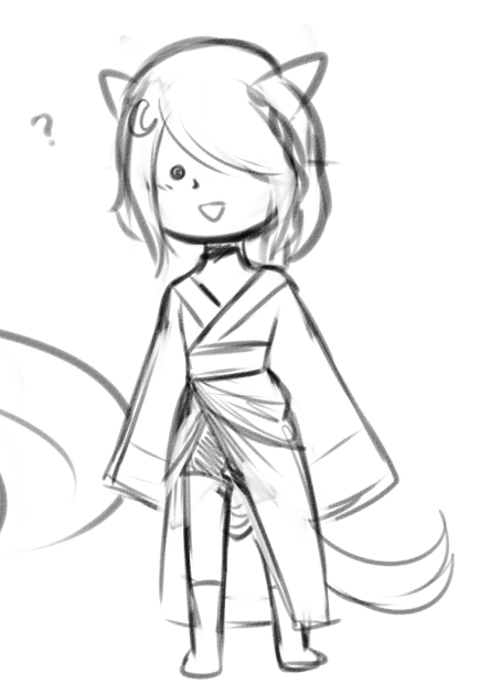 Wanted To Test If My Post Will Appear, So Heres A Little Doodle Of My WoL Pheon :3