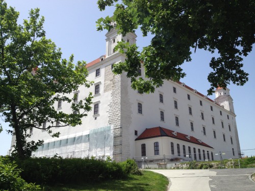 Bratislava Castle in Bratislava Slovakia The name of the town contains the name of a Great Moravian 