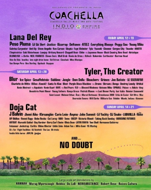 Anybody Else Excited For Coachella!! I Personally Can't Wait To See Lana Del Rey And Ateez