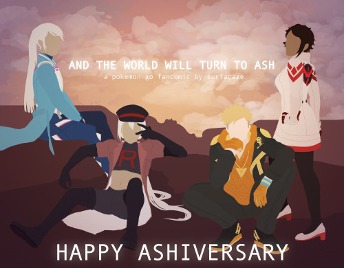 @chibiwriter says: Happy 4th Ashiversary! You know, I always loved the original image @surfacage did