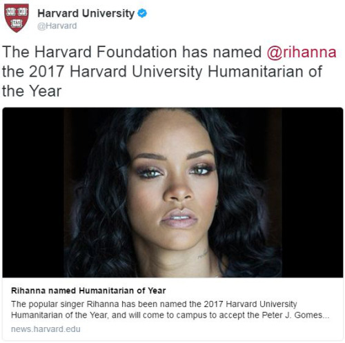 thetrippytrip:“Rihanna has charitably built a state-of- the-art center for oncology and nuclear medi