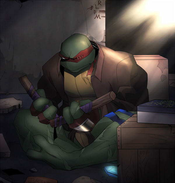 ninjakasuga:  nexuschampion:  4mi-t:  TMNT2003：same as it never was  I just feel