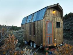 tinyhousesmallspace:  Rustic Cabin on Wheels