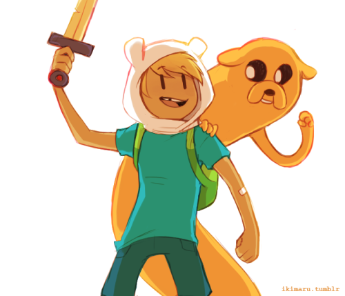 ikimaru:    Anonymous: Have you ever drawn something from Adventure Time?  aand now I did 8’)  