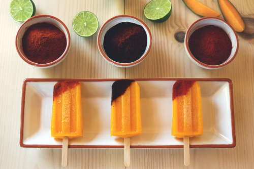 sofia-pls:  redbellied-piranha:  poorbrat:  redbellied-piranha:  48c:  esa-bichita:  aypaulito:  foodandsexandlife:  Tequila-Spiked Mango Popsicles with Chile Recipe   Holy fuck.  Omgggg  Daddy :(   poorbrat lets make these  [ puts the raspado lady outta