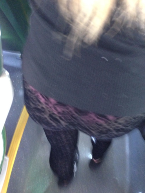 Fresh creepshot submitted, this time no heels but such a sweet panties under transparent pants!