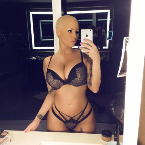celebritysextapesarchive:  Amber Rose Sex Tape Nude Scene