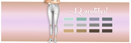 wild-pixel: Pia Jeans Hey everyone! Here are some jeans I made up a few weeks ago! I thought I would