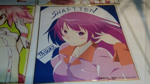 mimi2blog:シャフト展で化物語もあるので^_^