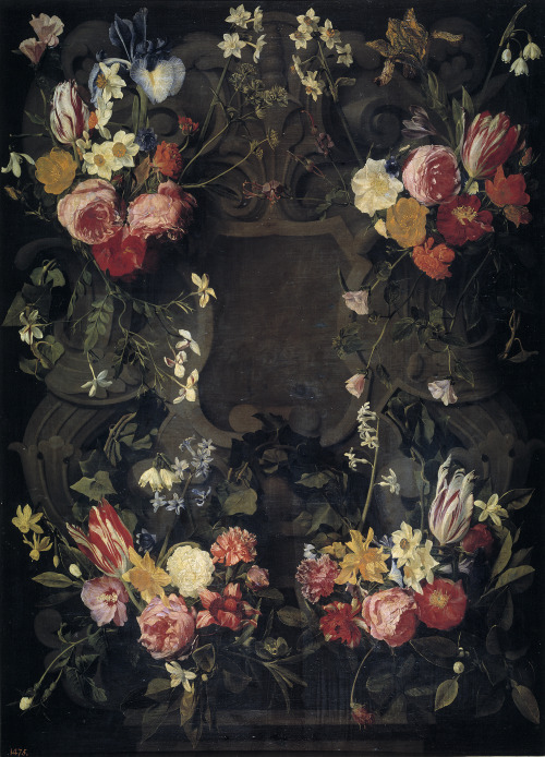 elegantiaearbiter:  Garland, by Daniël Seghers, Museo Nacional del Prado, Madrid. 