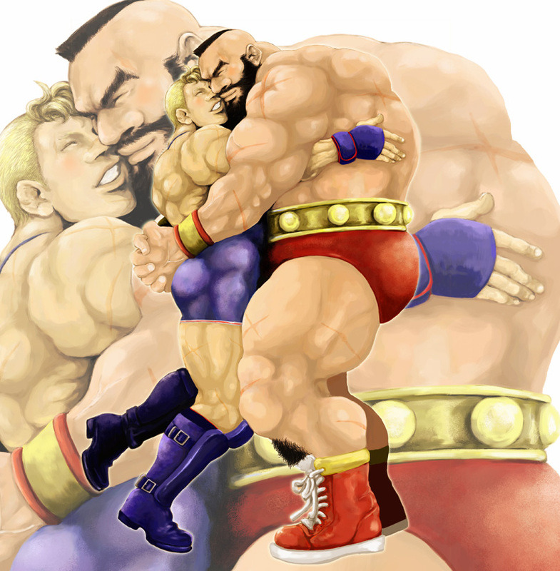 baranokingu:  Characters: Zangief x Abel - Game: Street figther.