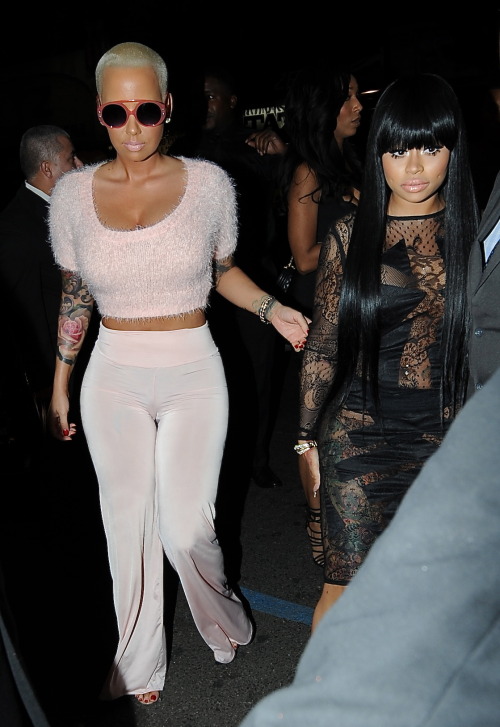 XXX celebritiesofcolor:  Amber Rose and Blac photo