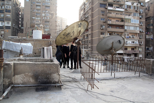 A group of female photographers, Cairo Bats (Khafafeesh El-Qahira): &ldquo;Act 1: The Roof,&quot; vi